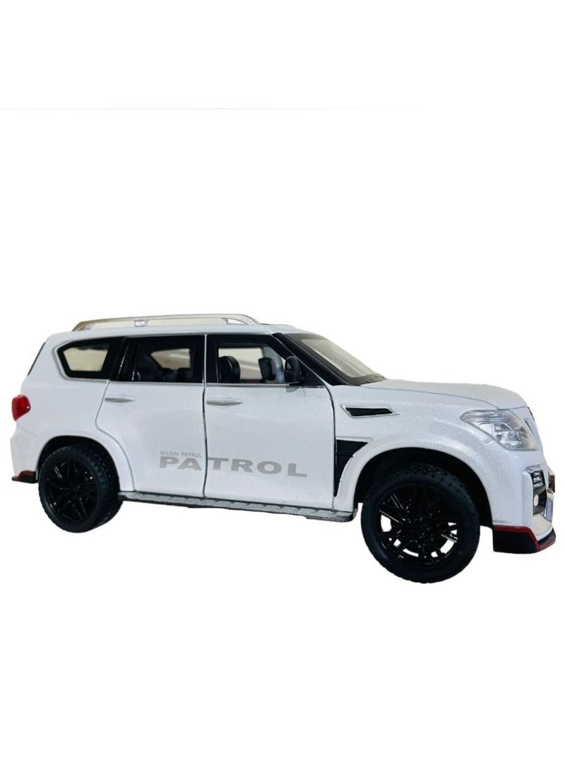 Nissan Nissan Patrol Diecast Car-White  - Image 1