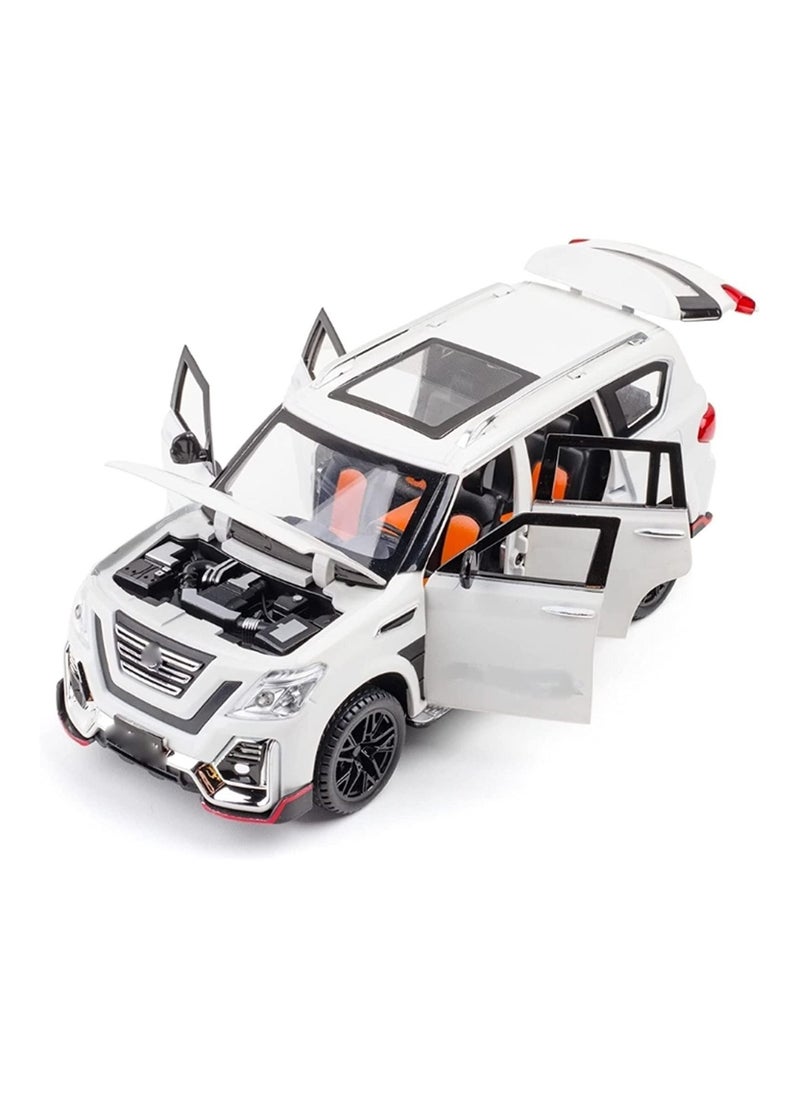 Nissan Nissan Patrol Diecast Car-White  - Image 3
