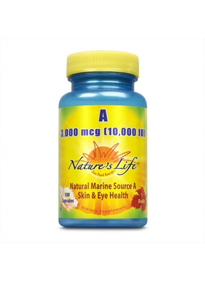 Nature's Life Vitamin A 10,000 IU | 100 ct 
