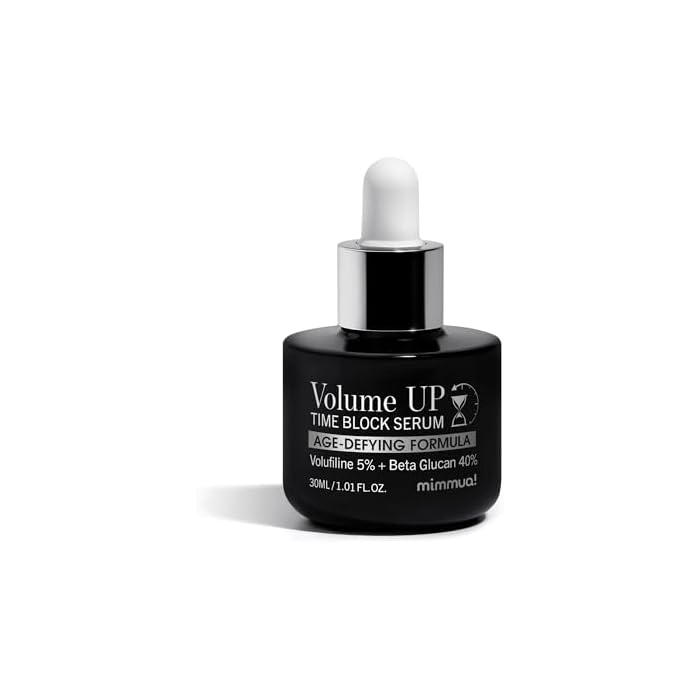 Volume UP Time Block Serum | Volufiline Serum for Skin Volume | 5% Volufiline + 40% Beta Glucan | Botox in a Bottle | Plumps Skin by Stimulating Fat Cells | Anti-Aging Topical Filler