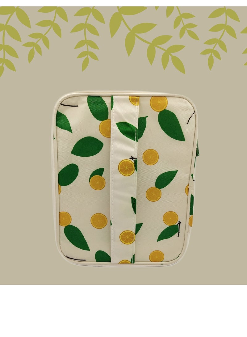 DIGI CORE Travel Makeup Bag Cosmetic Bags For Women Portable Pouch Open Flat Toiletry Bag Makeup Organizer With Divider And Handle Travel Kit Organizer - Image 2