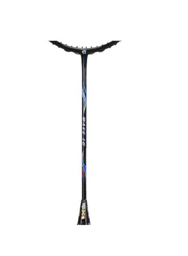 Apacs Wave 10 Badminton Racket, Black/Blue, 4U – Lightweight Graphite Frame, High Speed & Control, Durable Performance for Training & Match Play - Image 3