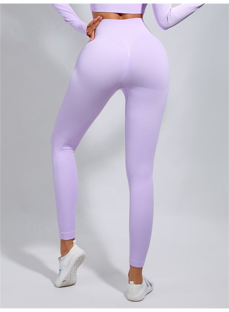 عام مضلع اليوغا طماق النساء رفع السراويل الرياضية الصالة الرياضية جوارب طويلة للتمرين - Image 3