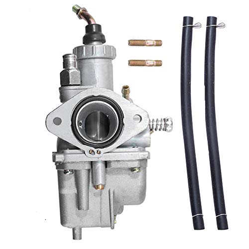 Saihisday Carburetor w/Fuel Line Bolts Replacement for Yamaha Breeze Grizzly Grizzly 125 YFM125 Moto 4 YFM225 Timberwolf 250 YFB250 - Image 1