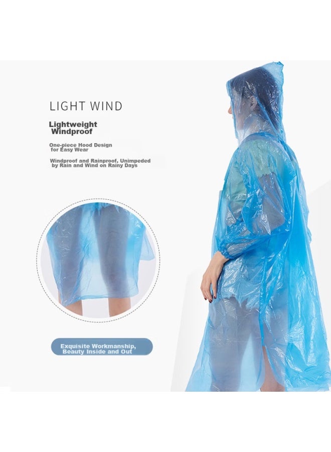 BWNK Bowonic Disposable Raincoat , Thickened, Portable For Men And Women, Outdoor Travel Poncho, Thickened, Random Color - Image 3