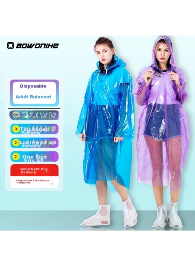 BWNK Bowonic Disposable Raincoat , Thickened, Portable For Men And Women, Outdoor Travel Poncho, Thickened, Random Color - Image 1