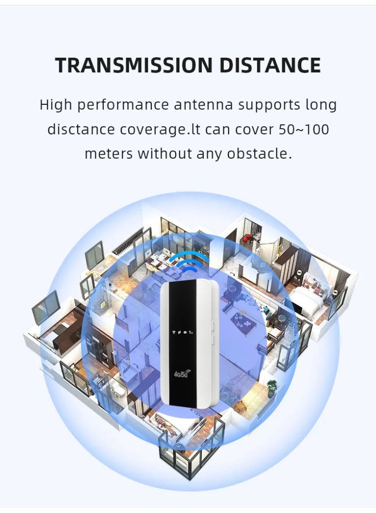 general 4G portable WiFi router 150Mbps high-speed portable WiFi modem with SIM card slot, up to 10 devices can be shared - Image 3