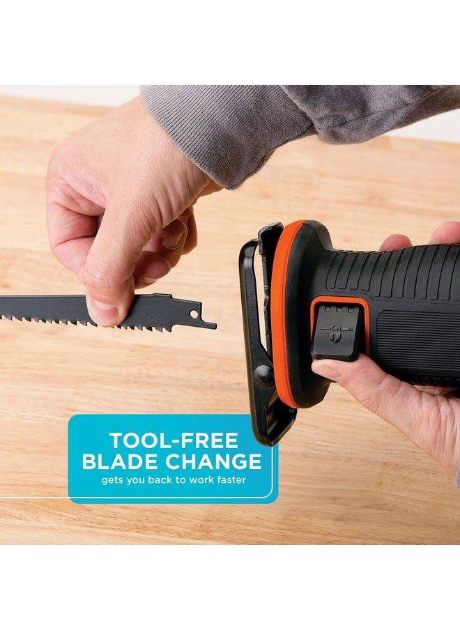 بلاك اند ديكر - مجموعة منشار ترددي لاسلكي 20 فولت MAX* من BLACK+DECKER (BDCR20C) - Image 1