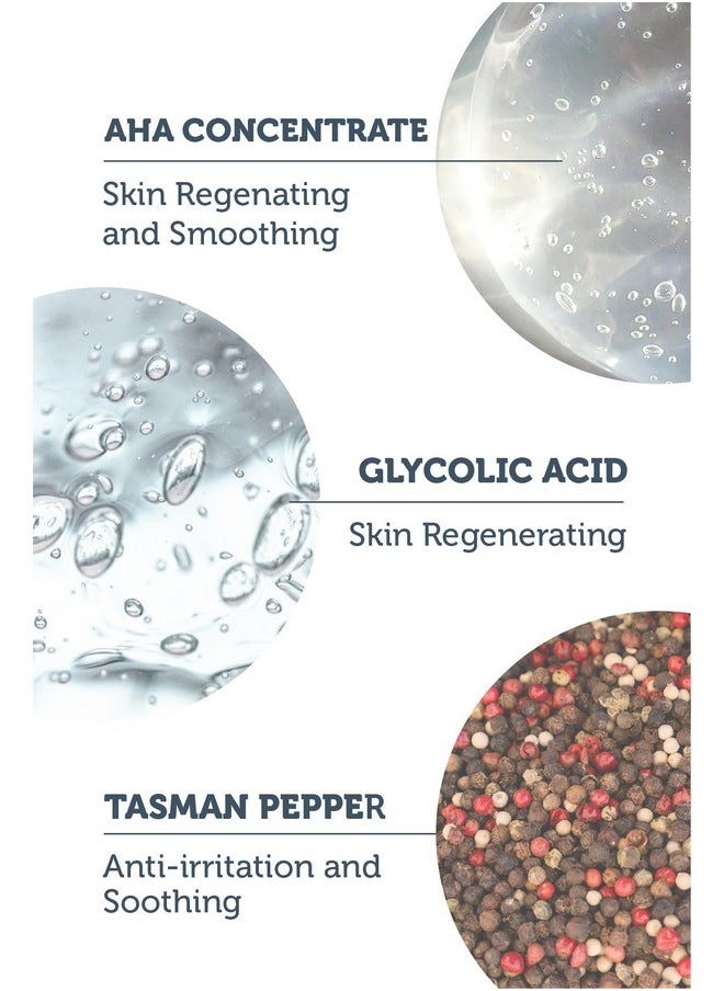 the purest solutions - Exfoliating Facial Peeling (Aha 10% + Bha 2%) Renew & Rejuvenate Your Skin With Tasmanian Pepper Extract & Hyaluronic Acid Solution Vegan Cruelty Free (1 Fl. Oz) - Image 1