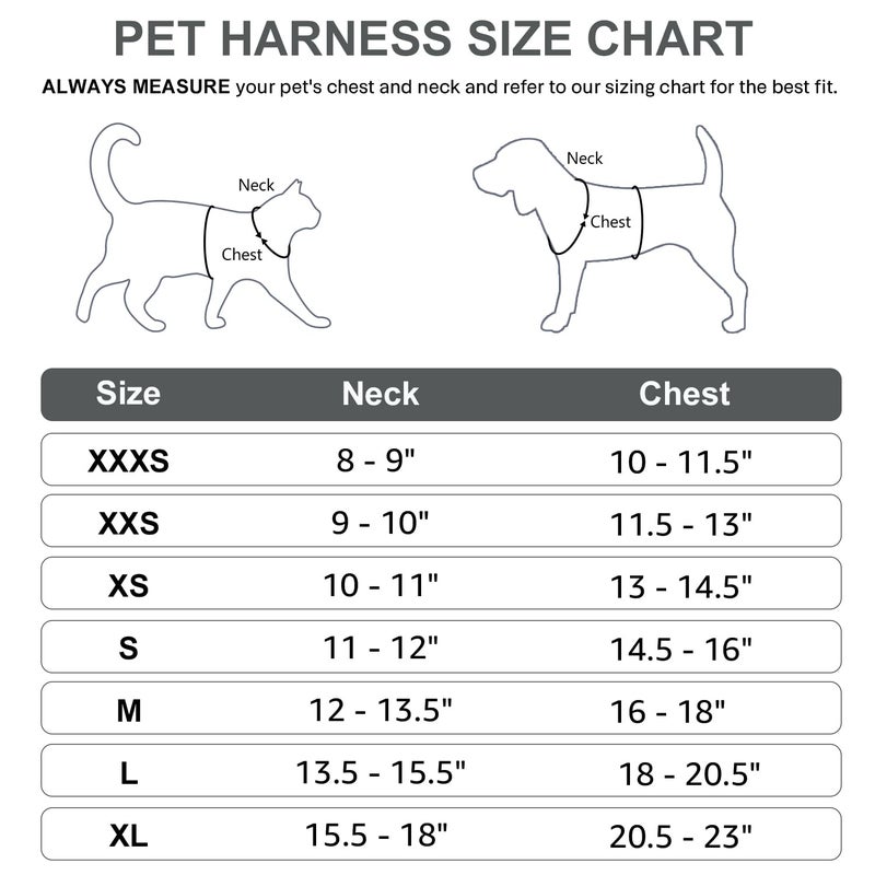 Joytale Small Dog Harness, Breathable Mesh Step-in Vest, Reflective Soft Padded Harnesses for Cats, Puppies and Extra Small Dogs, Gray, XXS - Image 3