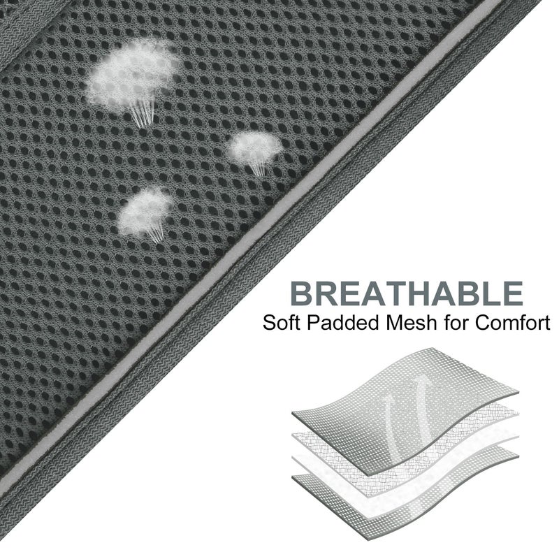 Joytale Small Dog Harness, Breathable Mesh Step-in Vest, Reflective Soft Padded Harnesses for Cats, Puppies and Extra Small Dogs, Gray, XXS - Image 5