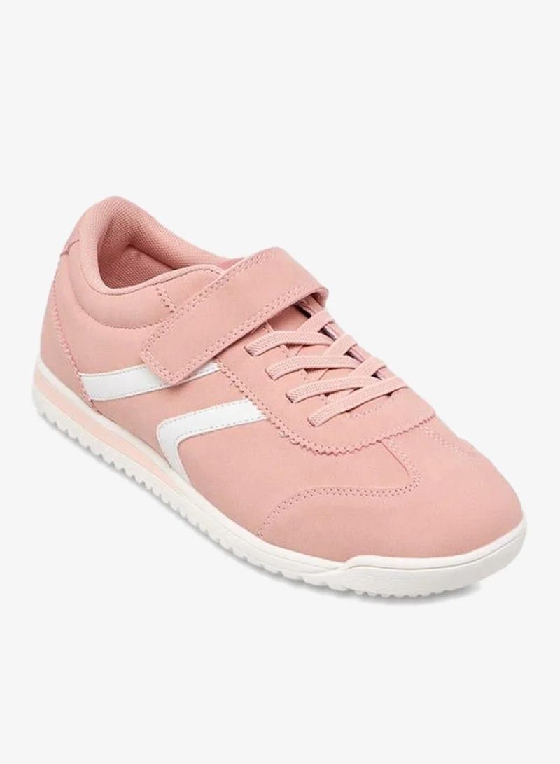 Oaklan By Shoexpress Girls Hook & Loop Ankle School Sneakers