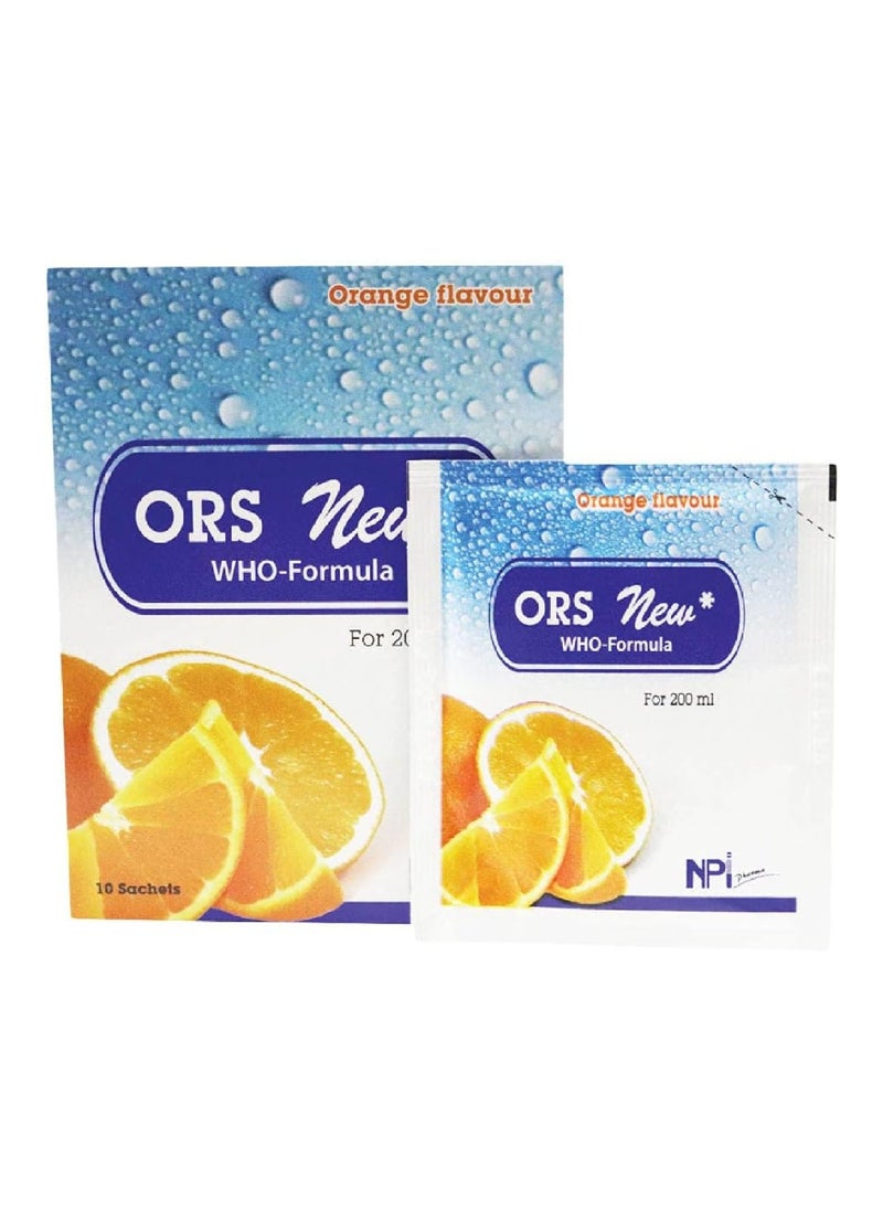 ORS Pack Of 10 ORS New WHO Formula Sachets  - Image 2