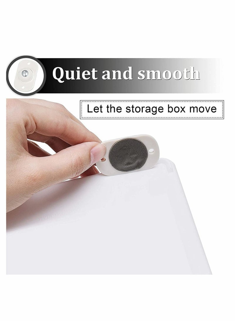 كابتن تيك عجلات عالمية ذاتية اللصق من الفولاذ المقاوم للصدأ (8 قطع) - Image 3