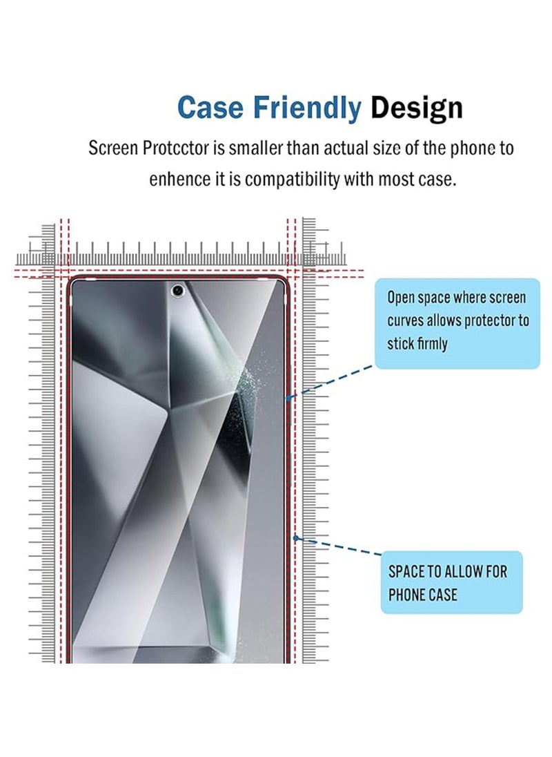X-level - 2Pcs Samsung Galaxy S25 Ultra Screen Protector HD Clear Protective for S25 Ultra,3D Curved Upgrade, Easy Installation,Shockproof Durable Bubble Free Accessory - Image 1