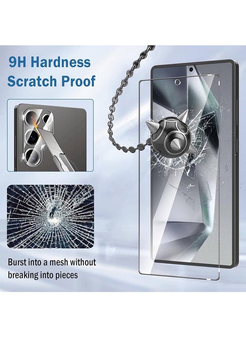 X-level - 2Pcs Samsung Galaxy S25 Ultra Screen Protector HD Clear Protective for S25 Ultra,3D Curved Upgrade, Easy Installation,Shockproof Durable Bubble Free Accessory - Image 1