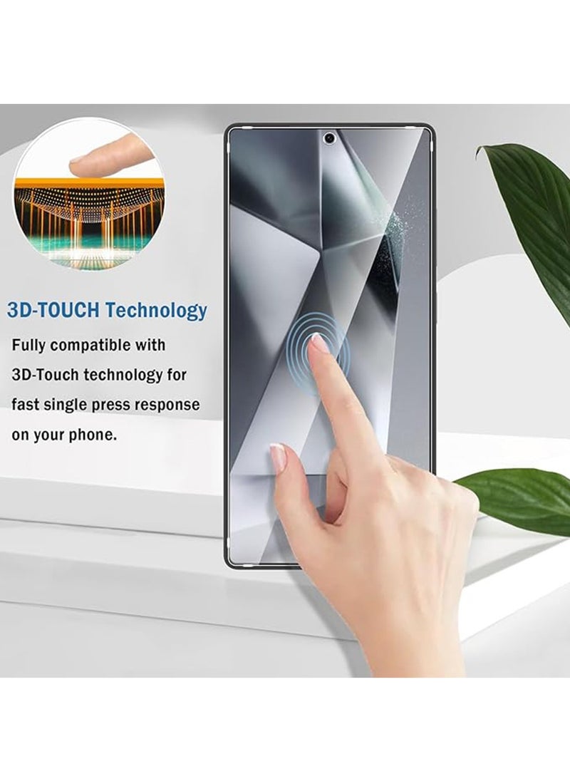 X-level - 2Pcs Samsung Galaxy S25 Ultra Screen Protector HD Clear Protective for S25 Ultra,3D Curved Upgrade, Easy Installation,Shockproof Durable Bubble Free Accessory - Image 1