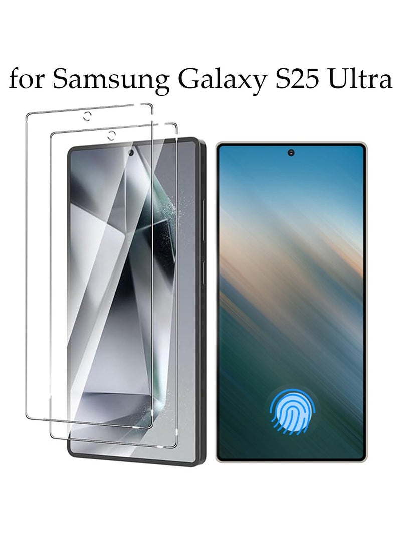 X-level - 2Pcs Samsung Galaxy S25 Ultra Screen Protector HD Clear Protective for S25 Ultra,3D Curved Upgrade, Easy Installation,Shockproof Durable Bubble Free Accessory - Image 1