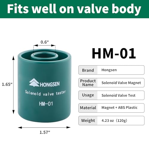 Hongsen HONG SEN Solenoid Magnet HM-01 Solenoid Valve Tester for HVAC,Cold Storage, and Central Air Conditioning System Repair - Image 4