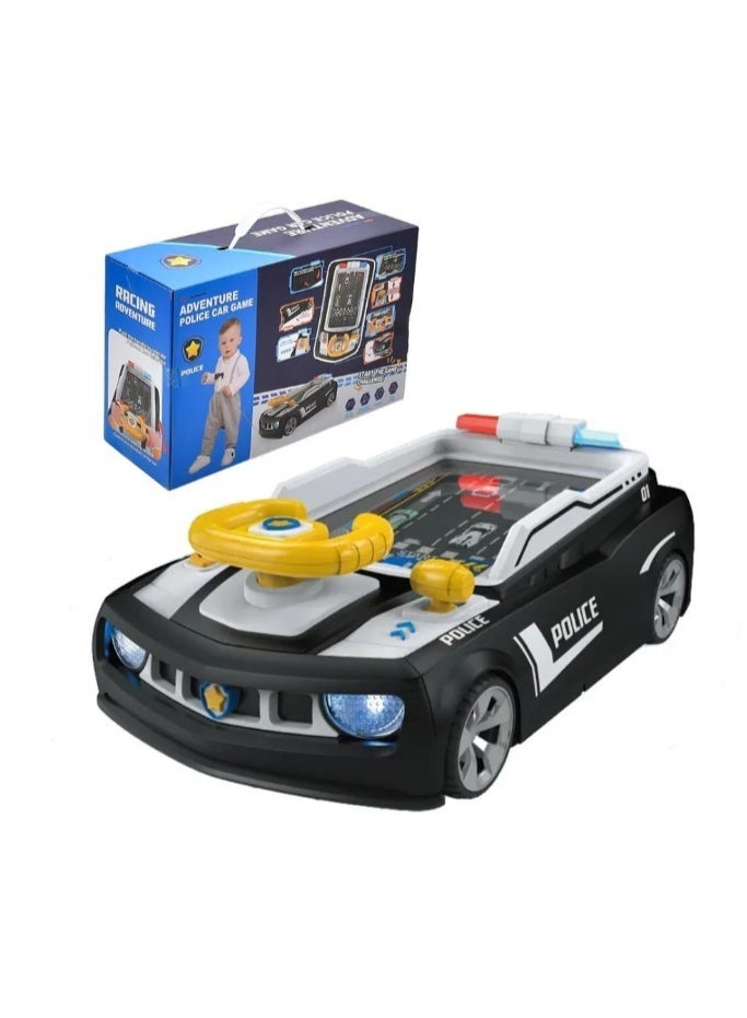 general Kids Police Car Driving Simulation Game with Steering Wheel and Interactive Track - Image 5