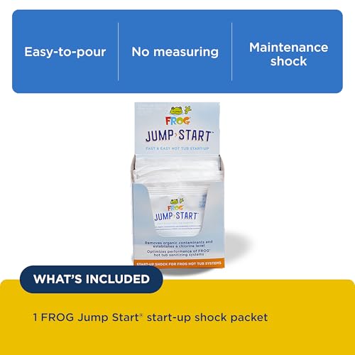 FROG Jump Start for Hot Tubs - Start-Up Chlorine Shock Removes Organic Contaminants & Establishes Chlorine Level - Hot Tub Set Up & Treatment - 1 Pack - Image 3