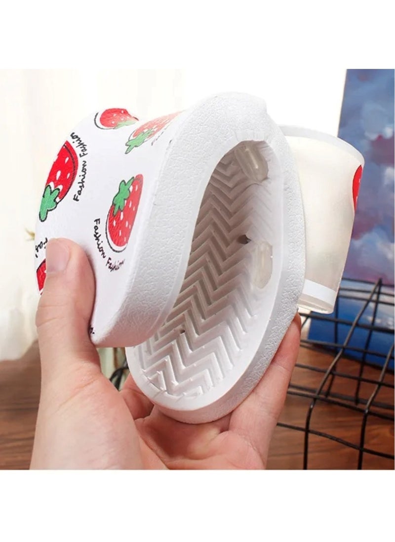 Huitich Strawberry Print Fashion Slide Sandals 36-37  - Image 5