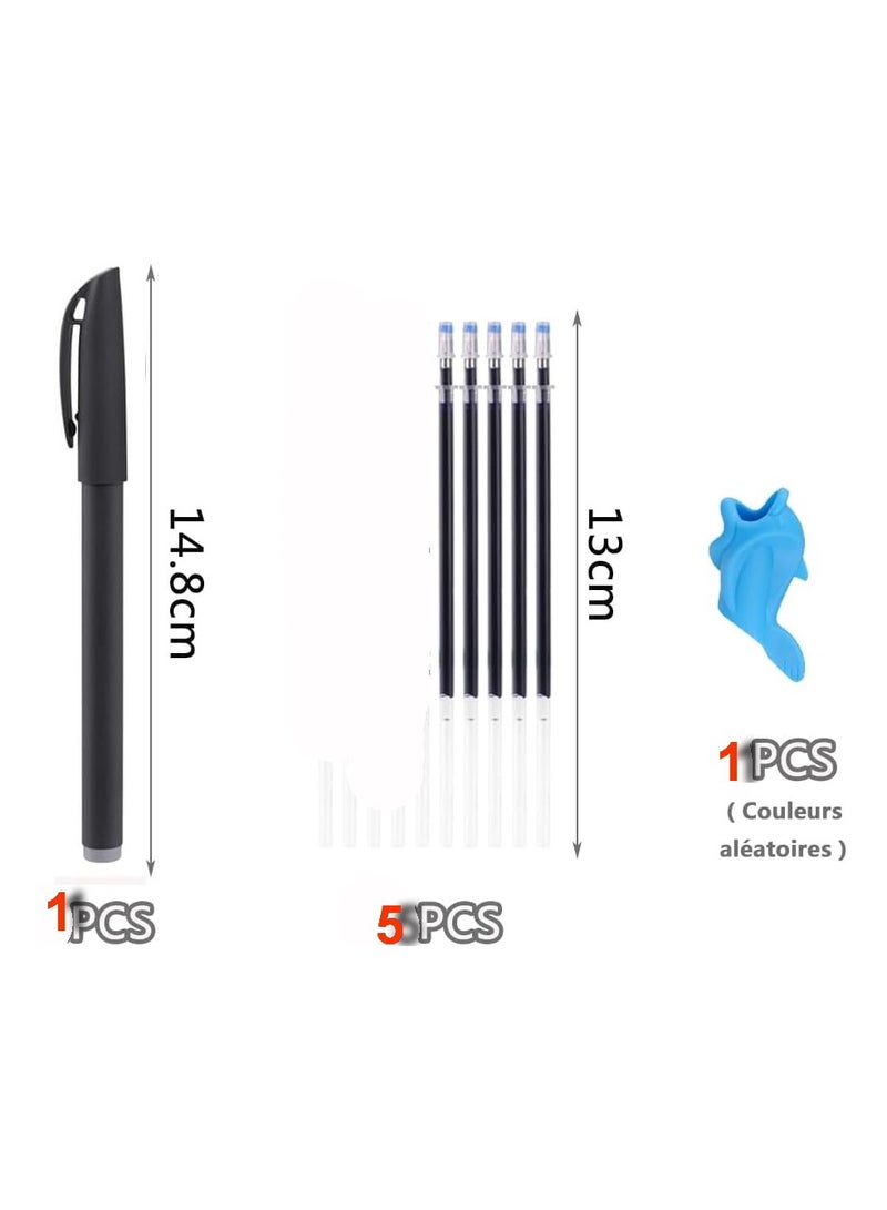 قلم سحري وعبوات لكتاب الممارسة السحرية، قلم رسم من الحبر غير المرئي، قبضة قلم مساعدة للتدريب على الكتابة، مادة كتاب نسخ التتبع لأطفال رياض الأطفال - Image 1