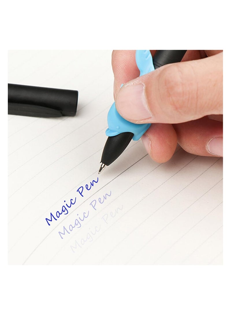 قلم سحري وعبوات لكتاب الممارسة السحرية، قلم رسم من الحبر غير المرئي، قبضة قلم مساعدة للتدريب على الكتابة، مادة كتاب نسخ التتبع لأطفال رياض الأطفال - Image 3