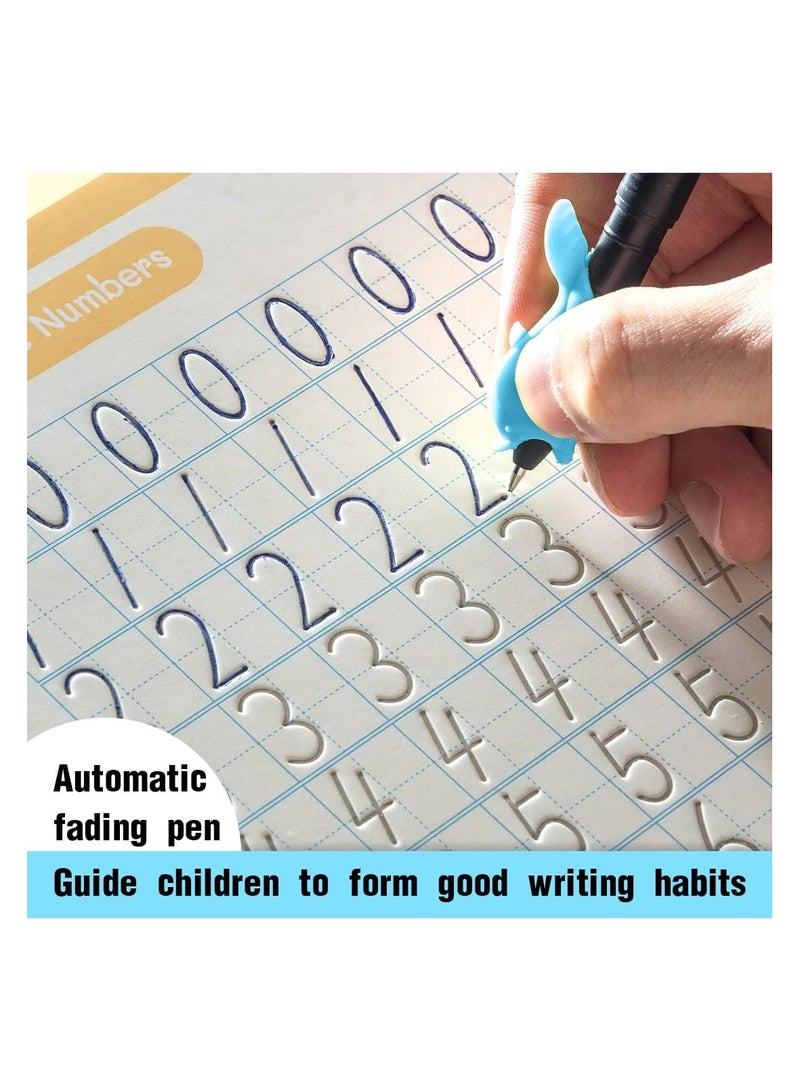 قلم سحري وعبوات لكتاب الممارسة السحرية، قلم رسم من الحبر غير المرئي، قبضة قلم مساعدة للتدريب على الكتابة، مادة كتاب نسخ التتبع لأطفال رياض الأطفال - Image 4