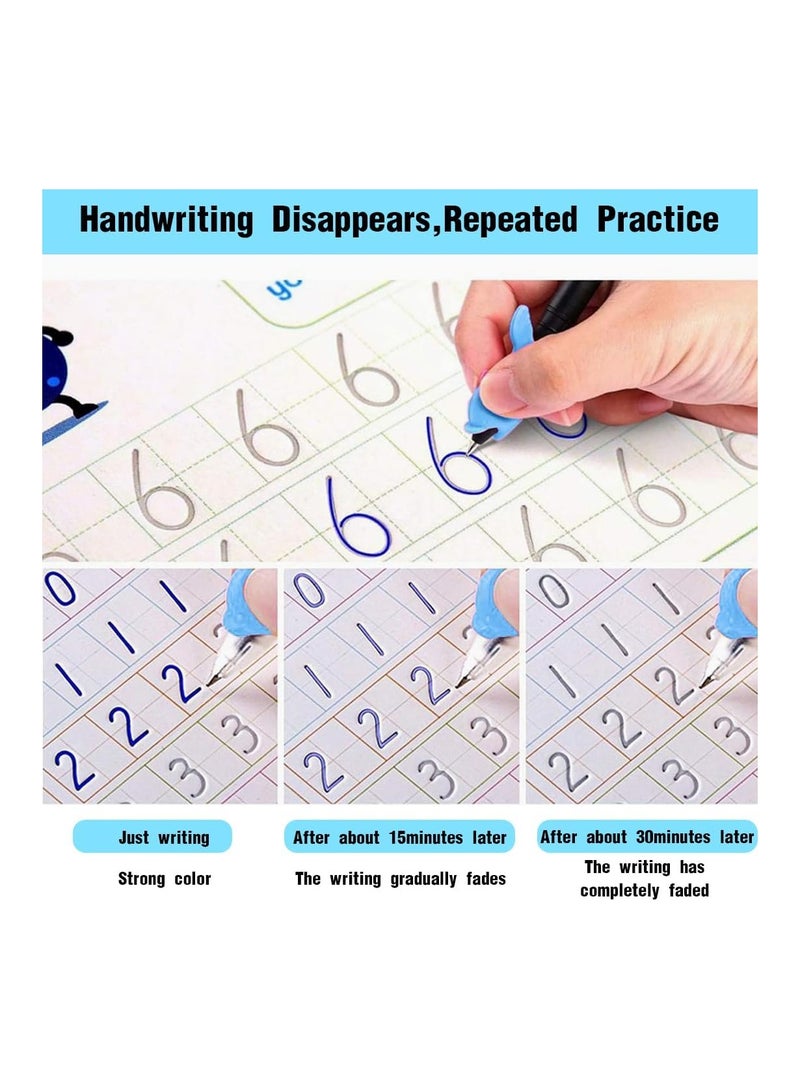 قلم سحري وعبوات لكتاب الممارسة السحرية، قلم رسم من الحبر غير المرئي، قبضة قلم مساعدة للتدريب على الكتابة، مادة كتاب نسخ التتبع لأطفال رياض الأطفال - Image 5