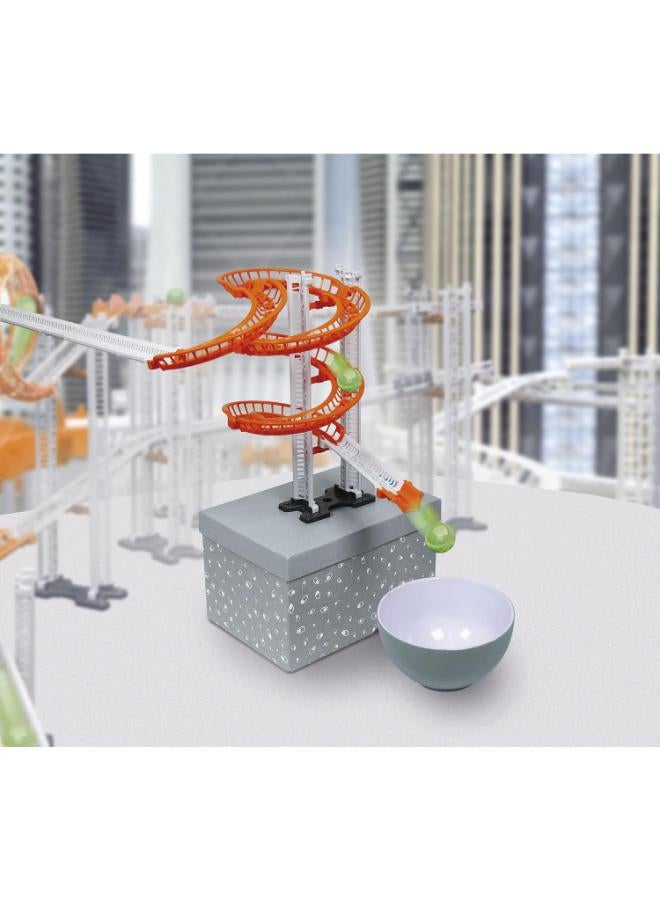 Clementoni 19265 Action & Reaction-Cross Road & Glow Effect-Track Set, Marble Run Accessories, Construction Toys for Kids from 8 Years, Made in Italy, Multicolour - Image 5