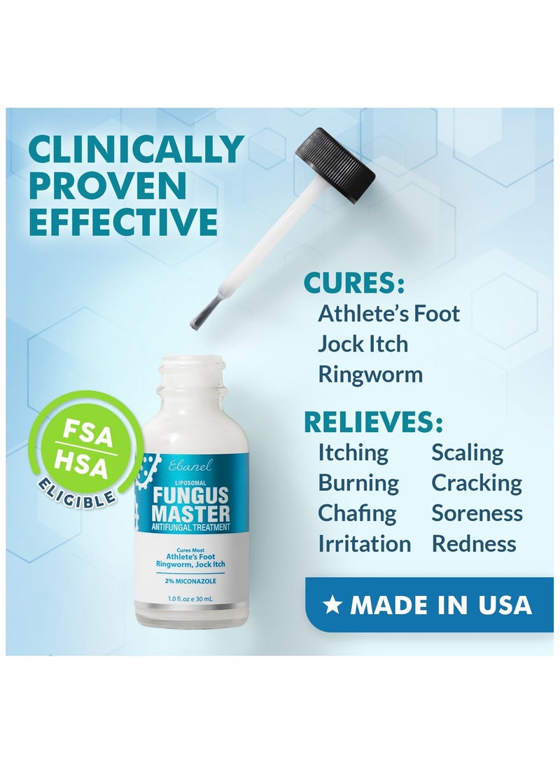 Ebanel Fungus Master, Antifungal Treatment, 1.0 fl.oz  - Image 4