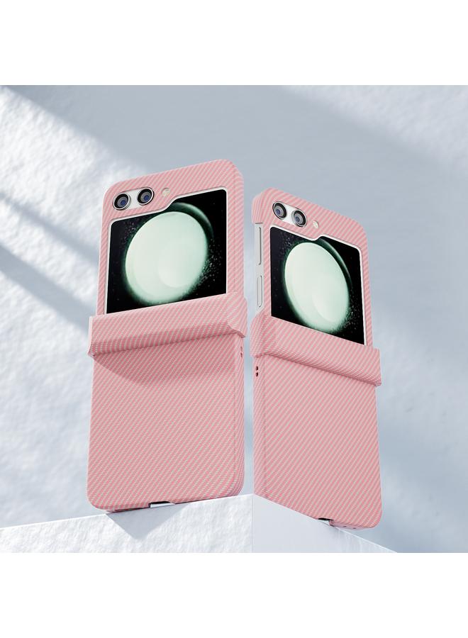 S-TOP Case For Samsung Galaxy Z Flip5 5G Carbon Fiber All-inclusive Water Sticker Phone Case - Image 2