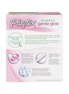 playtex Simply Gentle Glide 360 Degree Protection Regular Tampons 16Pcs  - Image 2