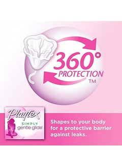 playtex Simply Gentle Glide 360 Degree Protection Regular Tampons 16Pcs  - Image 4