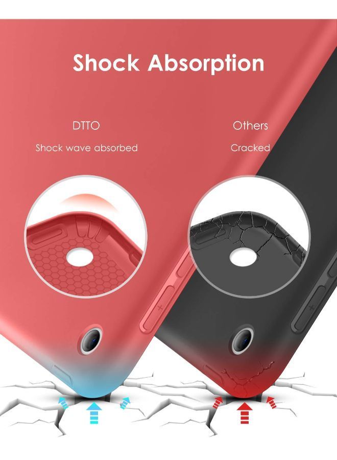 NIBEMINENT Smart Case Cover For Apple iPad Red - Image 3