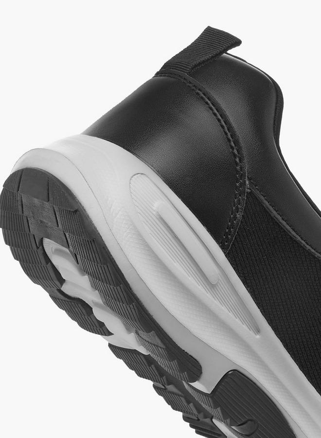 LBL by Shoexpress Men Panelled Slip-On Loafers with Pull Tabs - Image 5