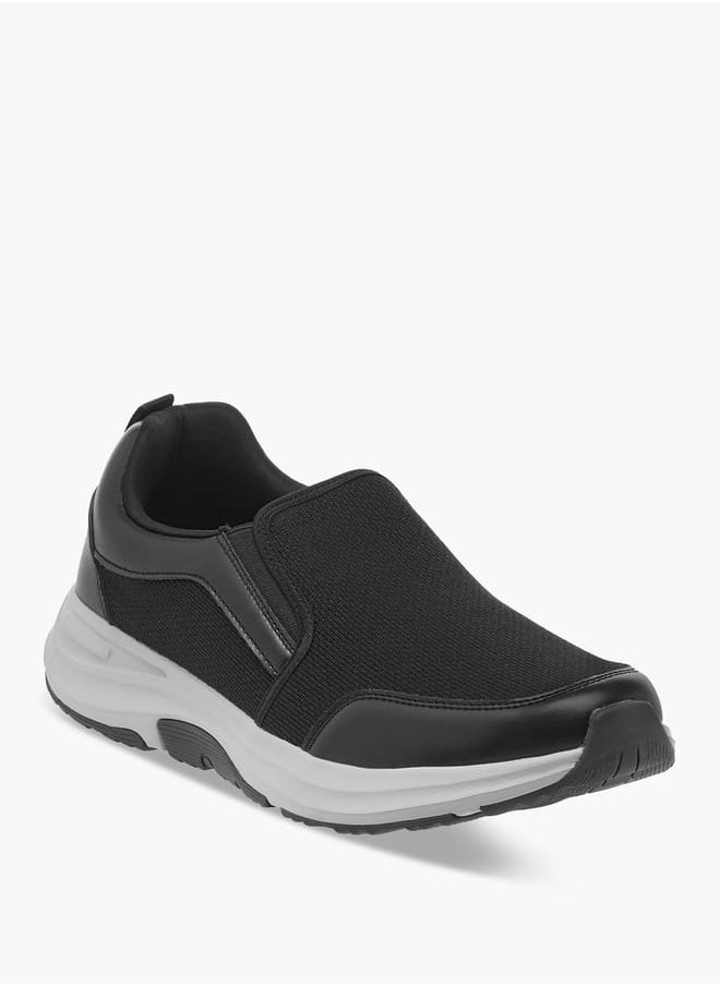 LBL by Shoexpress Men Panelled Slip-On Loafers with Pull Tabs  - Image 2