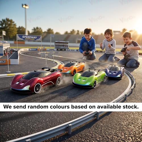 VikriDA 1:20 Scale RC Drift Car – 4WD Racing Car with 2.4GHz, LED Lights, High-Speed Sport Drift Wheels - Assorted - Image 2