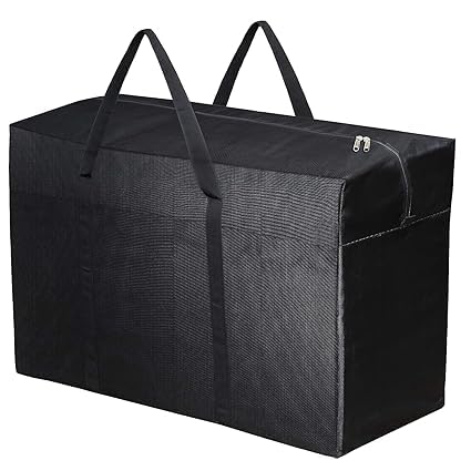Salepush Nylon 80 L Storage Bag with ZipperUnder bed Storage BagClothes Storage Organizer with HandleToy StorageStationery Paper Storage Bag Pack of 1 - Image 1