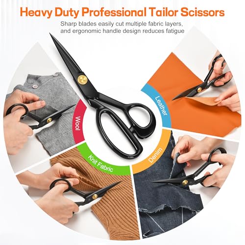 SUTQIGUI Sewing Kit for Adults with Heavy Duty Fabric Scissors, 241 Pcs Newly Upgraded Hand Travel Sewing Kit Professional Needle and Thread Kit, Portable Sewing Supplies for Travel Home Beginners - Image 5
