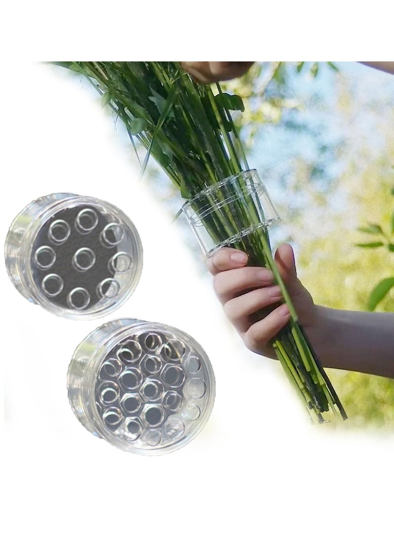SYOSI Spiral Ikebana Stem Holder for Vases 2024 Spiral Ikebana Stem Holder Flower Arrangement Holder Spiral DIY Bouquet Twister Flower Arrangement Holder for Wedding Home Decor Gifts Clear S and L  - Image 1