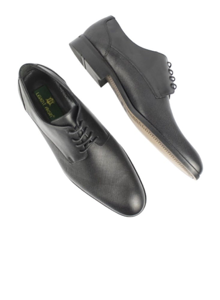 Levent Classic Printed Leather 
Lace Up Shoes - Image 4