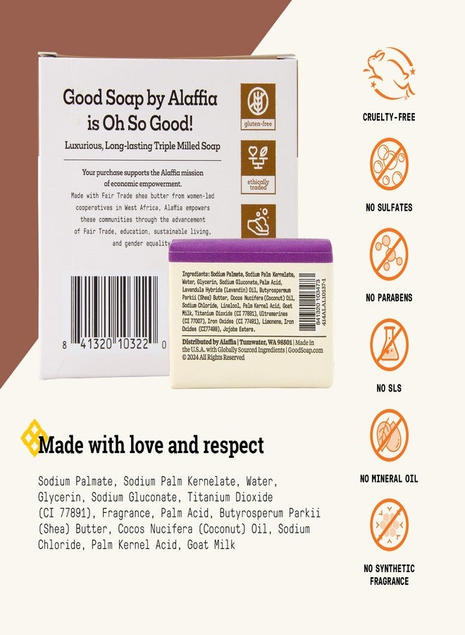 Alaffia Good Soap Coconut 2-Pack (8 Bars) – Long-Lasting, Triple-Milled with Fair Trade Shea Butter - Image 2