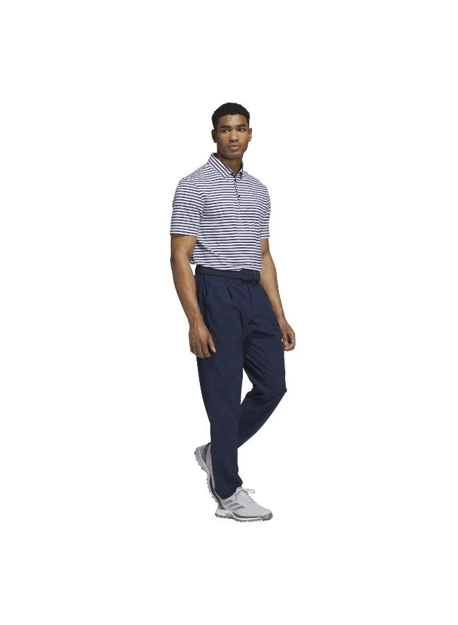 Adidas WHITE/CONAVY Mens Ultimate365 Stripe Polo Shirt for Men | Best Price UAE