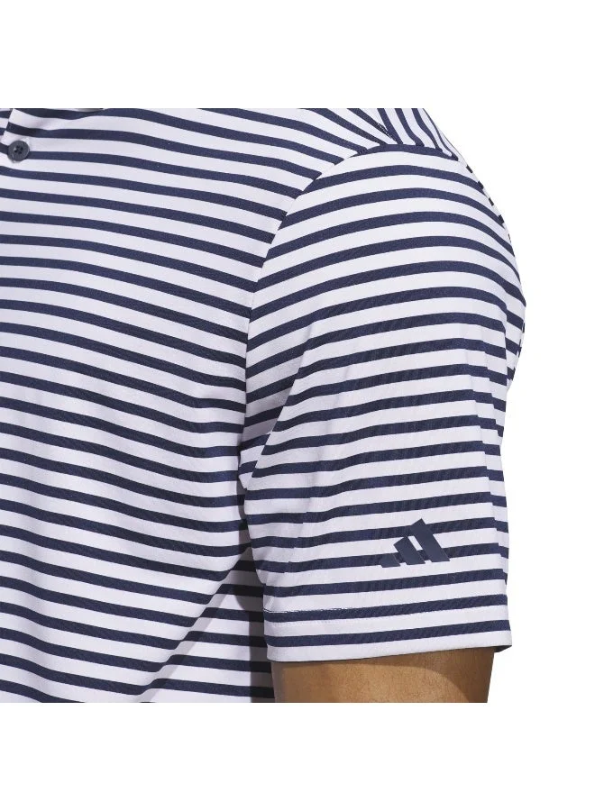 Adidas WHITE/CONAVY Mens Ultimate365 Stripe Polo Shirt for Men | Best Price UAE