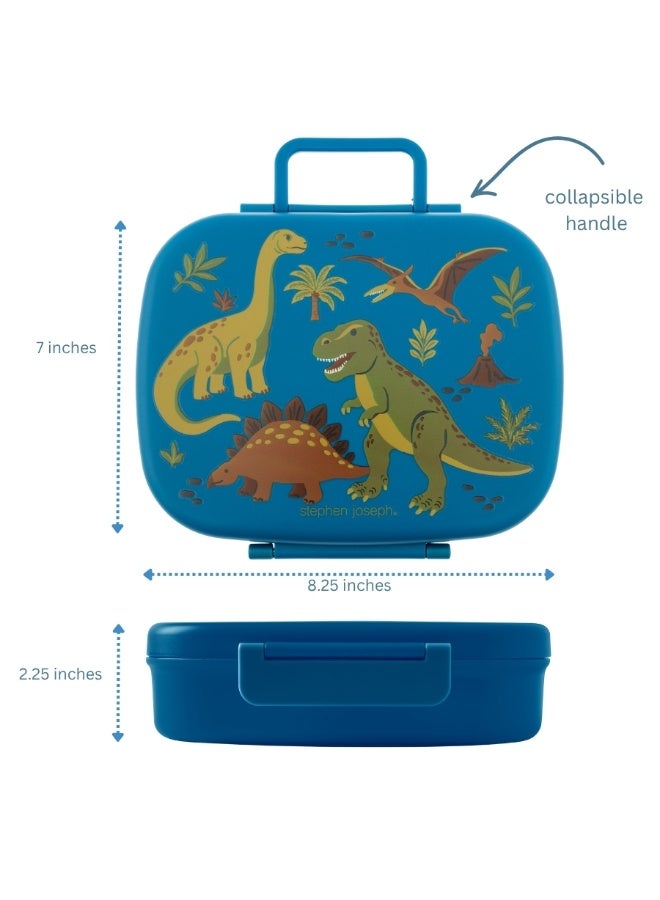 Stephen Joseph Bento Box With Removable Tray Dino - Image 5