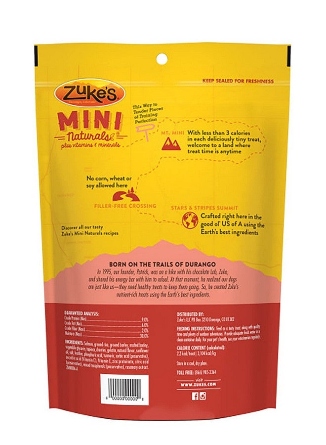 Zuke's Mini Naturals Dog Training Treats, Salmon Recipe, Soft Mini Dog Treats With Vitamins & Minerals, Made For All Breed Sizes, 6 Ounce Bag (Pack Of 3) - Image 3