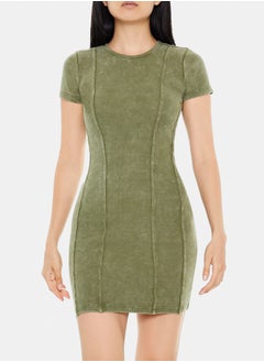 FOREVER 21 Ribbed Knit Mini T-Shirt Dress  - Image 2