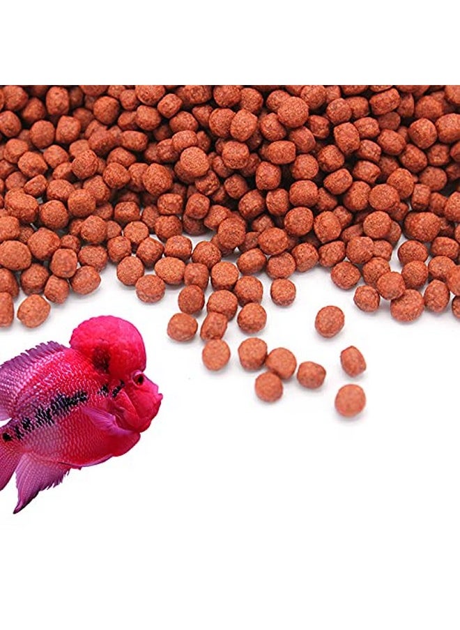 VAYINATO True Color Starry Head Flower Horn Easy Digestible Fish Food, 100G for Rapid Growth & Nature Color  - Image 3